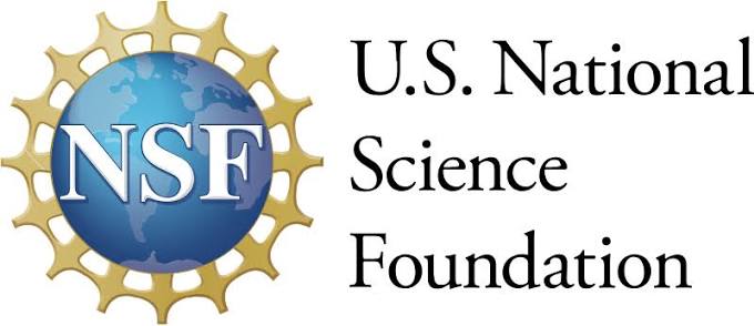 U.S. National Science Foundation logo — blue NSF globe with gold gear and text